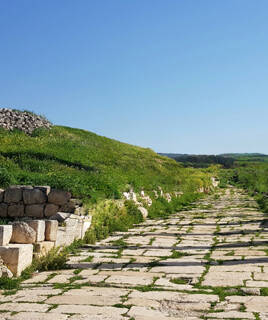 La voie Romaine de la Turbie dans les Alpes Maritimes