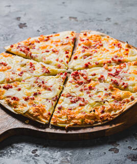 Flammekueche spécialité alsacienne