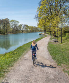 Promenade à vélo dans l'Aude