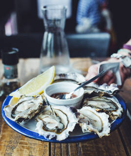 Plat d'huitres