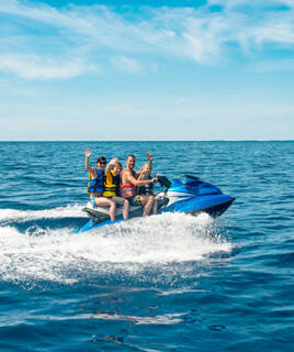 Jet ski en famille