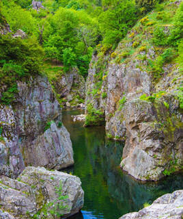 Vue sur les Gorges de l'Ardèche