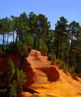 Le sentier des Ocres dans le Luberon