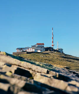 Le sommet de la montagne de la Rhune