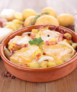 Plat de tartiflette
