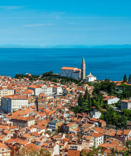 Piran et la mer Adriatique