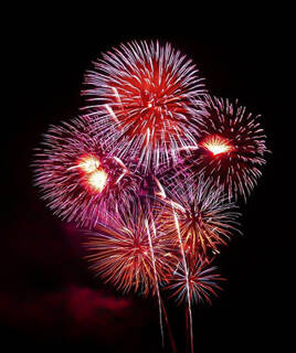 Feu d'artifice à Tarragone