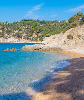 Plage près de Tossa de Mar