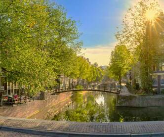 Camping dicht bij een beroemde stad