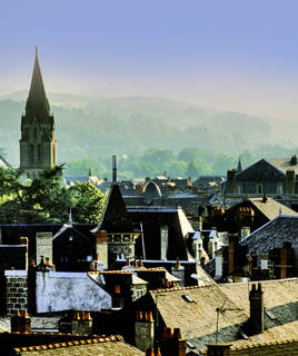 Vue sur le centre ville de Brive la Gaillarde