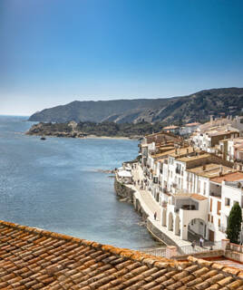 Vue sur le village de Cadaquès