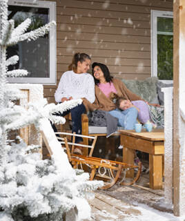 Disfrute de los placeres del invierno en una casa móvil Homair