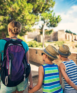 Visite touristique en famille