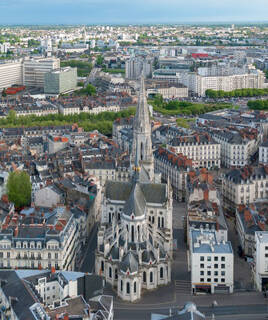 Vue sur la ville de Nantes