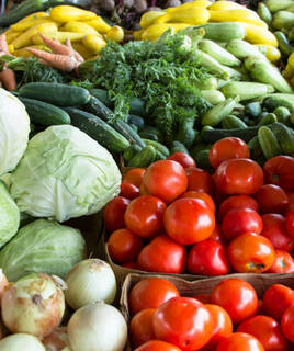 Plusieurs carrelets, ces cabanes de pêche sur pilotis avec leurs grands filets carrés, le long des rives de l'Estuaire de la Gironde près de Montalivet, sous un ciel bleu.