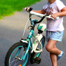 Kinderfahrrad-Verleih bis Campingplatz Hu Altomincio Village bis Salionze di Valeggio sul Mincio Homair