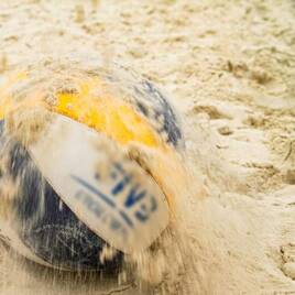 Beachvolleybal dicht bij de Camping Kinzigtal tot Steinach Homair