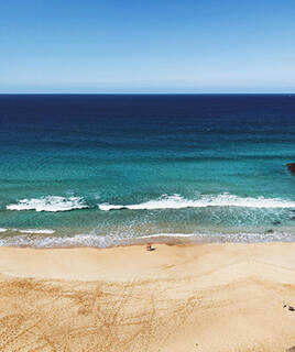 Plage de Terranova à Oliva, près de valence