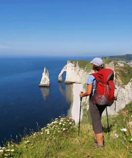 Camping Haute Normandie Promenade Etretat