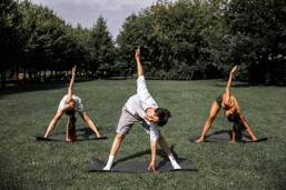 Fitness in de buitenlucht Camping Papillon Denekamp Homair