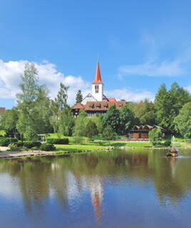 paysage de Schonach dans la région Forêt Noire