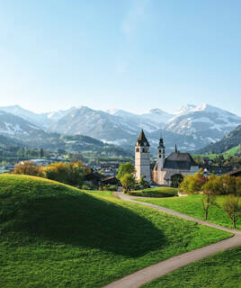 Village de Kitzbuhel près de Salzbourg