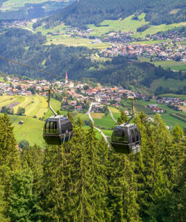 Le téléphérique panoramiqye Zeller Bergbahn