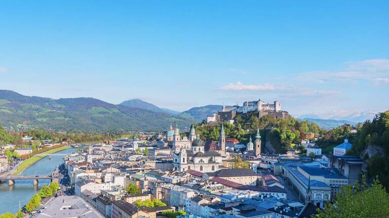 La ville de Salzbourg en Autriche