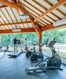 Salle de sport du camping