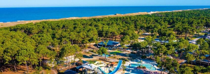 Vue aérienne camping ACM