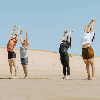 Camping avec séances de yoga