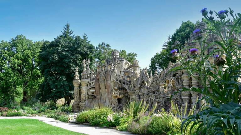 Le Palais du Facteur Cheval dans la Drôme, en France