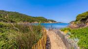 La Plage de la Palud située sur l'île de Port-Cros