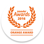 Zoover Awards 2016 - Orange Award