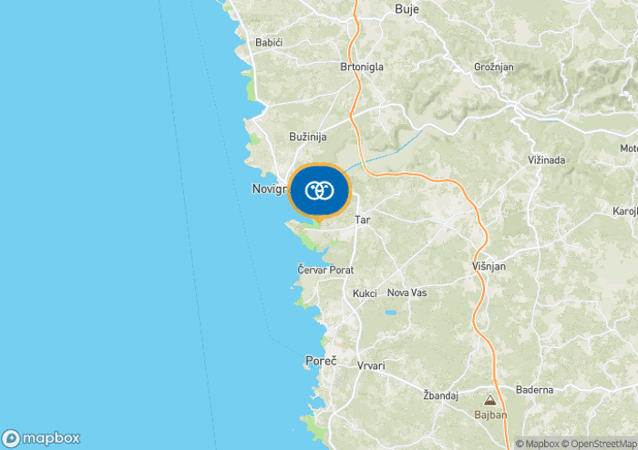 Sehen Sie den Campingplatz auf der Karte