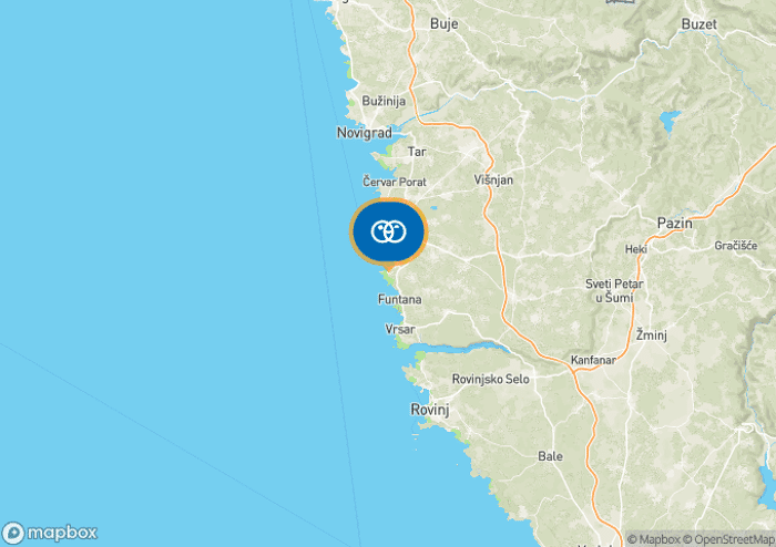 Localisez le camping sur la carte