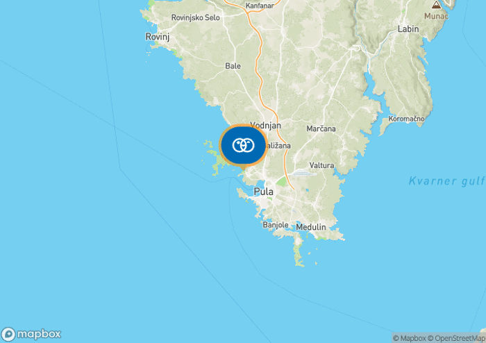 View the campsite on the map