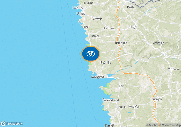 Localisez le camping sur la carte