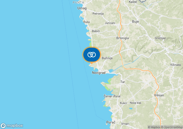 View the campsite on the map