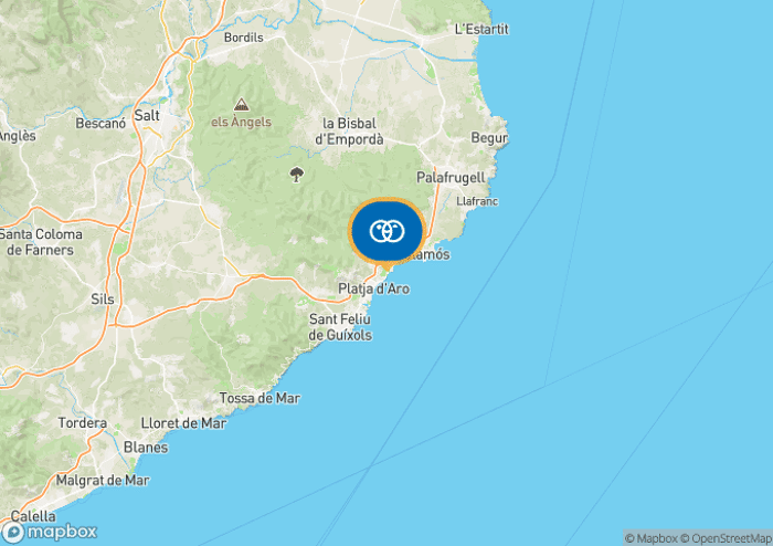 Localisez le camping sur la carte