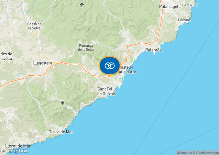 Localisez le camping sur la carte