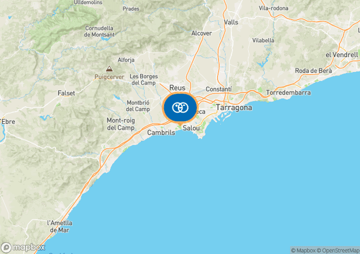 Localisez le camping sur la carte