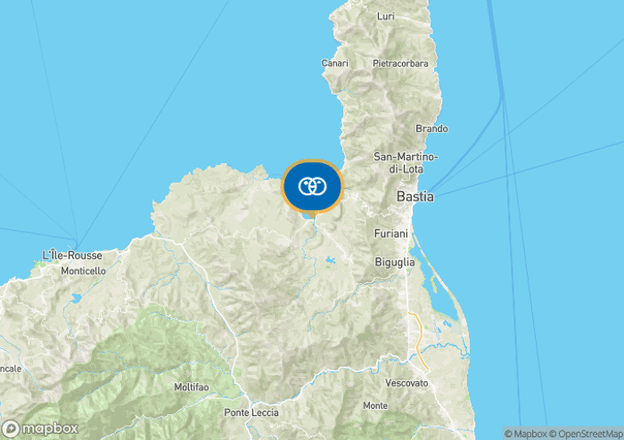 Localisez le camping sur la carte