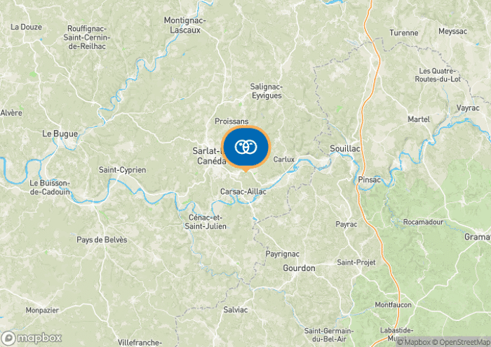 Localisez le camping sur la carte