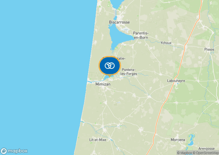 Bekijk de camping op de kaart