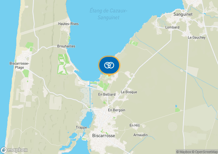 Localisez le camping sur la carte