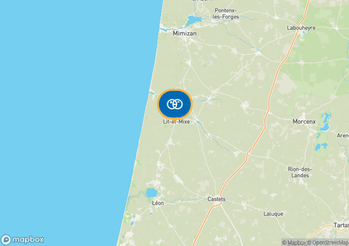 Localisez le camping sur la carte