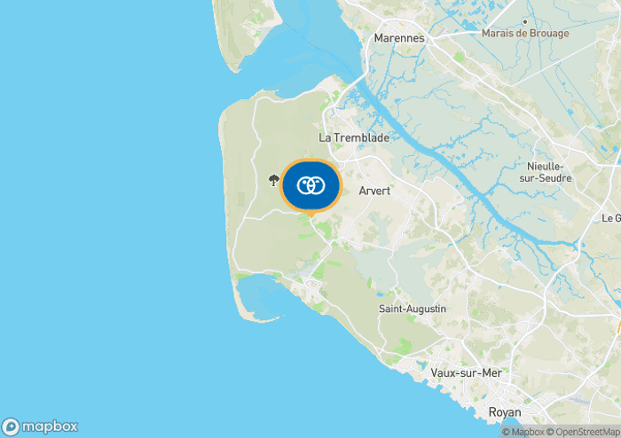 View the campsite on the map