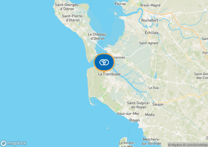 Localisez le camping sur la carte