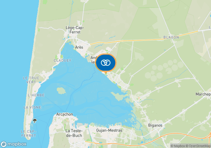 Bekijk de camping op de kaart